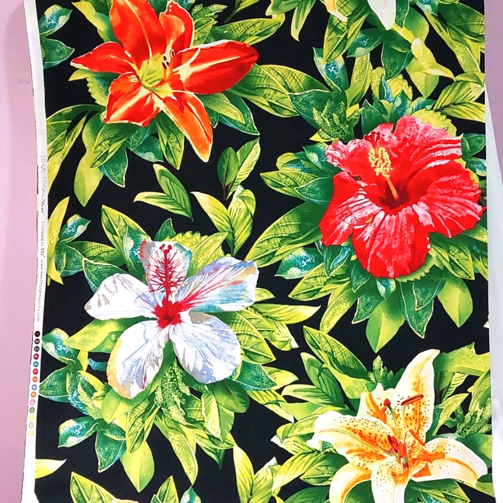Hi-Lily, Hi-Lo SSI Cotton Fabric